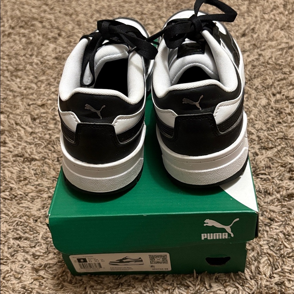 Puma Women’s Cali Dream Size 8 Sneakers Black & White - Picture 4 of 7